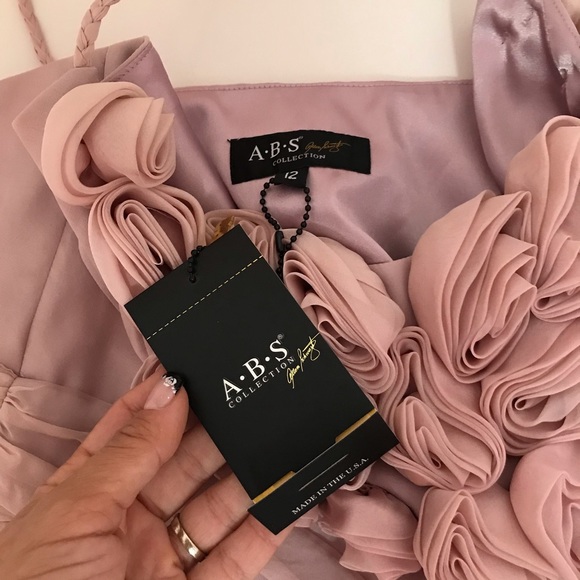 ABS by Allen Schwartz Formal Prom Evening Dress - Picture 5 of 8